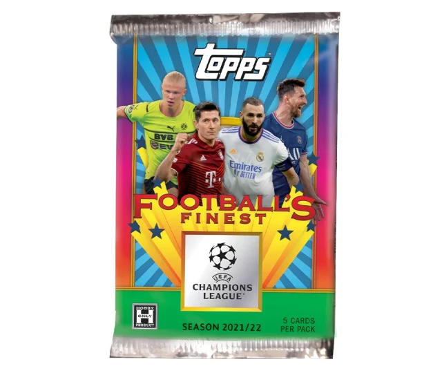 2021/22 Topps UEFA Champions League Finest Flashbacks Soccer Hobby Csomag Vásárold meg a Cardverse webshopban