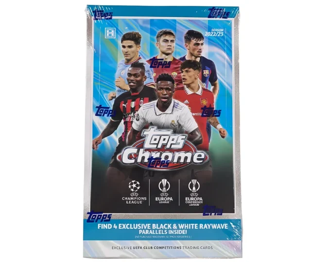 2022/23 Topps Chrome UEFA Club Competitions Soccer Hobby LITE Box Vásárold meg a Cardverse webshopban