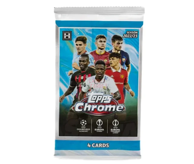 2022/23 Topps Chrome UEFA Club Competitions Soccer Hobby LITE Csomag Vásárold meg a Cardverse webshopban