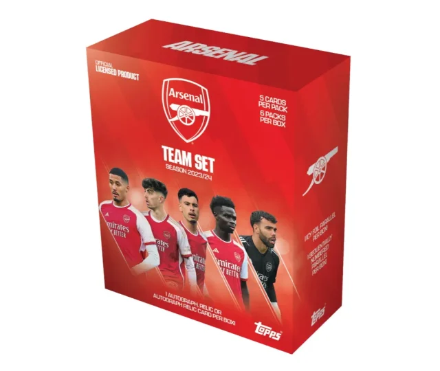 2023/24 Topps Arsenal FC Team Set Soccer Box Vásárold meg a Cardverse webshopban