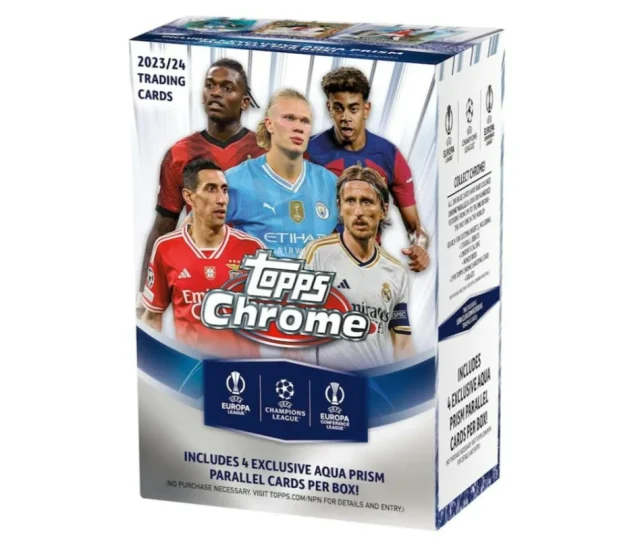 2023/24 Topps Chrome UEFA Club Competitions Soccer 7-Pack Blaster Vásárold meg a Cardverse webshopban