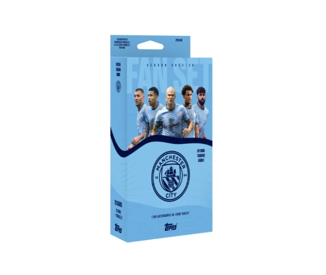 2024/25 Topps Manchester City Soccer Fan Set Box Vásárold meg a Cardverse webshopban