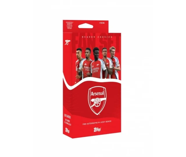 2024/25 Topps Arsenal Soccer Fan Set Box Vásárold meg a Cardverse webshopban