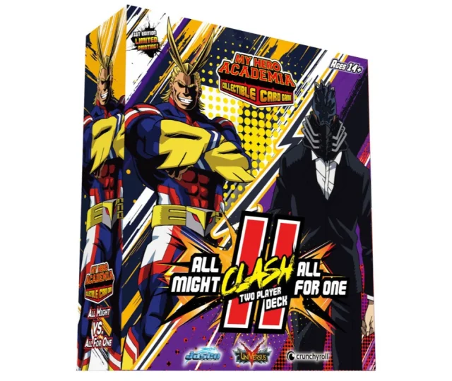 My Hero Academia CCG – Series 4: League of Villains 2 Player Clash Deck All Might Vs. All For One Vásárold meg a Cardverse webshopban