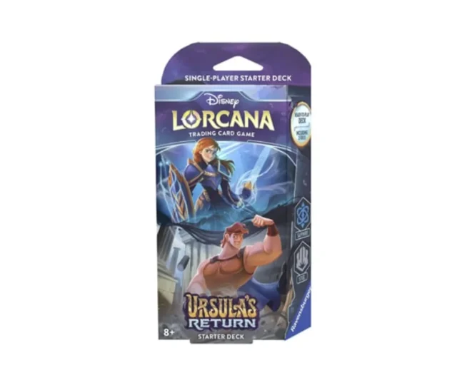 Disney Lorcana TCG – Ursula’s Return Starter Deck B (Sapphire, Steel) Vásárold meg a Cardverse webshopban