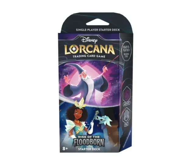 Disney Lorcana TCG – Rise of the Floodborn Starter Deck – Amethyst, Steel Vásárold meg a Cardverse webshopban