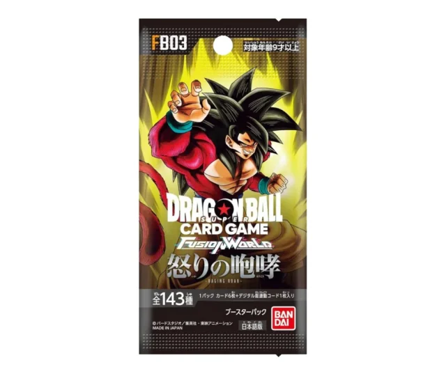 DragonBall Super Card Game – Fusion World (FB03) Raging Roar Booster Vásárold meg a Cardverse webshopban