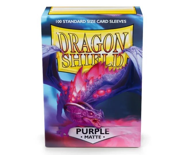 Dragon Shield – Standard Sleeves Matte (100 Sleeves) Purple Vásárold meg a Cardverse webshopban