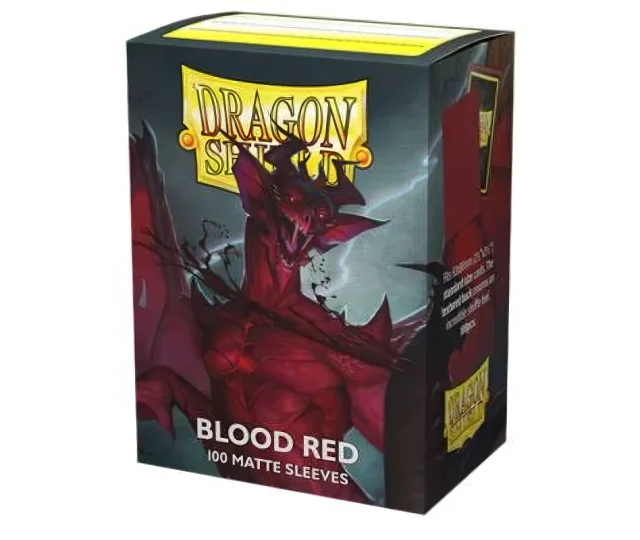 Dragon Shield – Standard Sleeves Matte (100 Sleeves) Blood Red Vásárold meg a Cardverse webshopban
