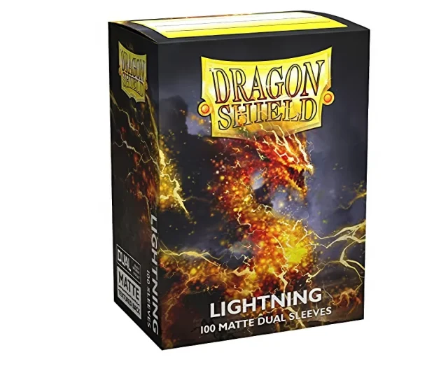 Dragon Shield – Standard Size Dual Matte Sleeves – Lightning (100 darab) Vásárold meg a Cardverse webshopban