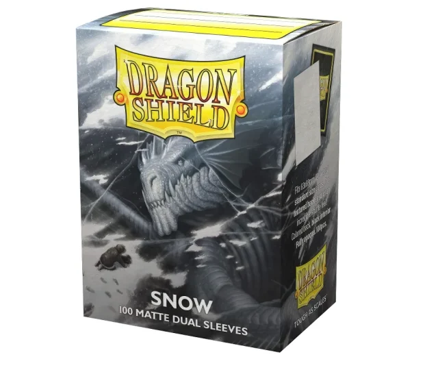 Dragon Shield – Standard Size Dual Matte Sleeves – Snow (100 darab) Vásárold meg a Cardverse webshopban