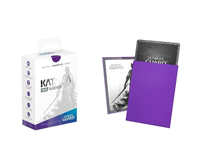 Ultimate Guard – Katana Sleeves Standard Size (100) – Purple Vásárold meg a Cardverse webshopban