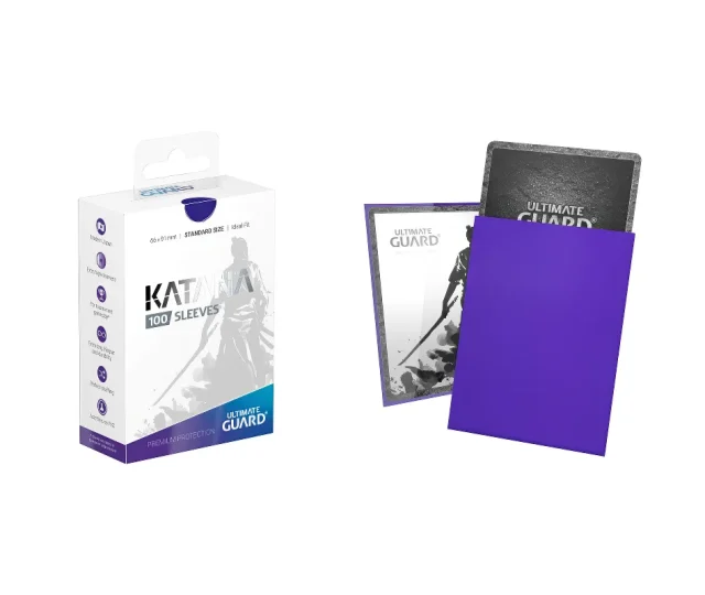 Ultimate Guard – Katana Sleeves Standard Size (100) – Blue Vásárold meg a Cardverse webshopban