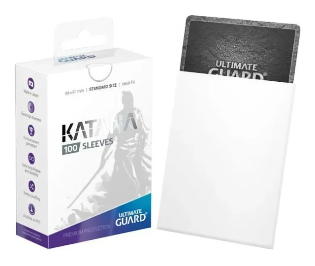 Ultimate Guard – Katana Sleeves Standard Size (100) – White Vásárold meg a Cardverse webshopban