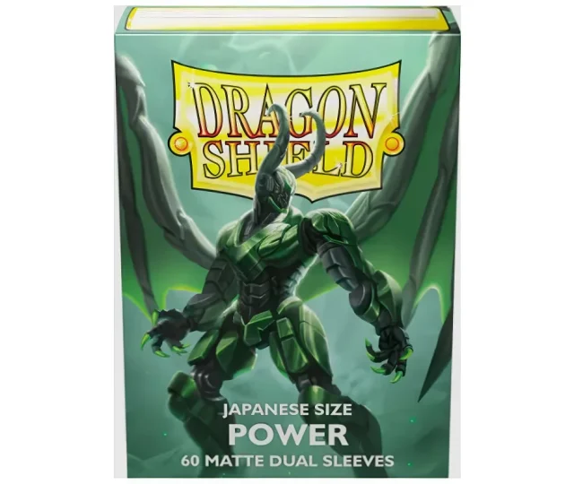 Dragon Shield – Dual Matte Japanese Size Sleeves (60) – Power Vásárold meg a Cardverse webshopban