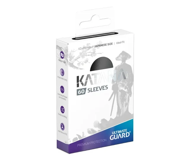 Ultimate Guard – Katana Sleeves Japanese Size (60) – Black Vásárold meg a Cardverse webshopban