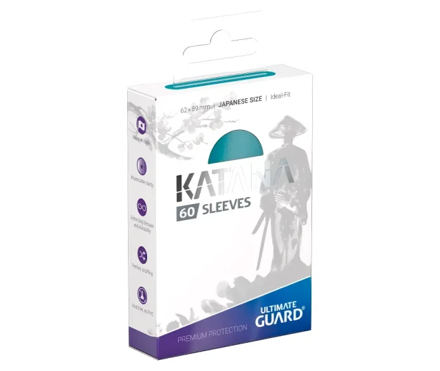Ultimate Guard – Katana Sleeves Japanese Size (60) – Turquoise Vásárold meg a Cardverse webshopban
