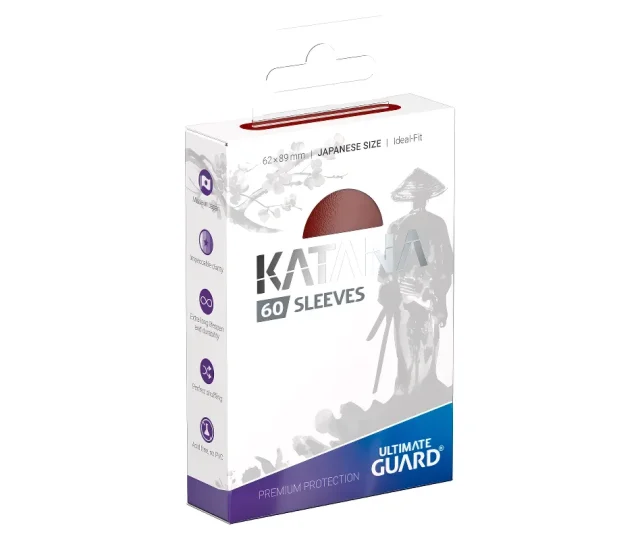 Ultimate Guard – Katana Sleeves Japanese Size (60) – Red Vásárold meg a Cardverse webshopban