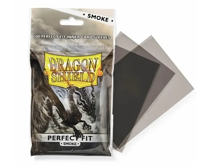 Dragon Shield – Standard Perfect Fit Toploading Sleeves – Clear/Smoke (100 Sleeves) Vásárold meg a Cardverse webshopban