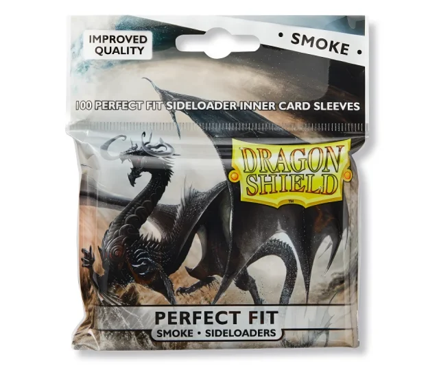 Dragon Shield – Standard Perfect Fit Sideloading Sleeves – Clear/Smoke (100 Sleeves) Vásárold meg a Cardverse webshopban