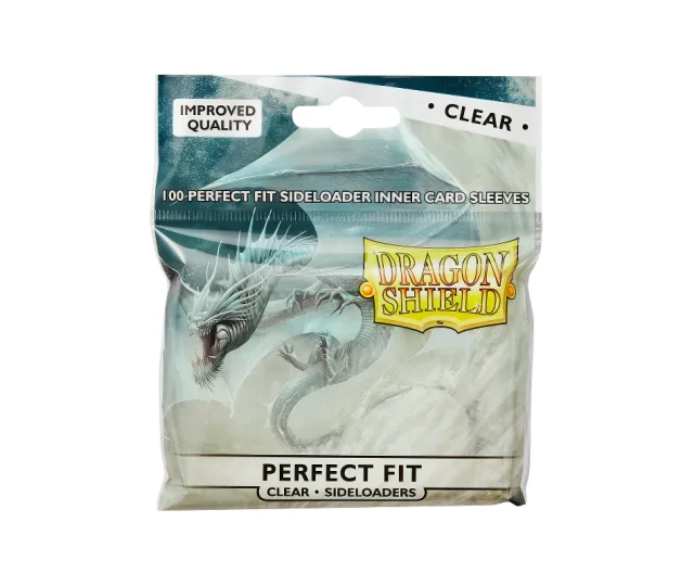 Dragon Shield – Standard Perfect Fit Sideloading Sleeves – Clear/Clear (100 Sleeves) Vásárold meg a Cardverse webshopban
