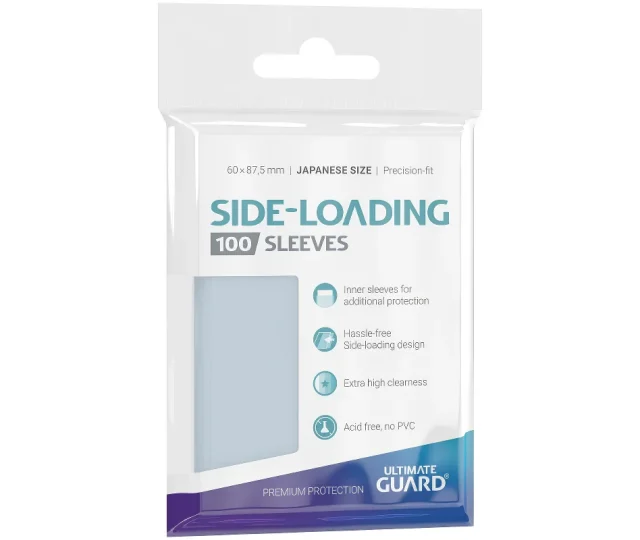 Ultimate Guard – Precise-Fit Sleeves Side-Loading Japanese Size Transparent (100) Vásárold meg a Cardverse webshopban