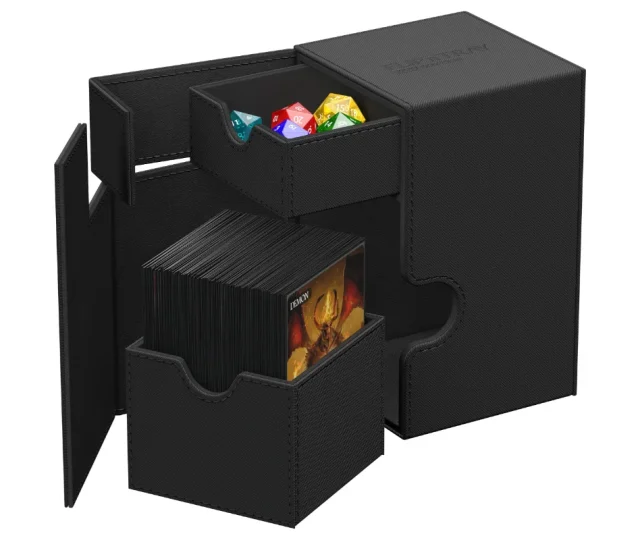 Ultimate Guard – Flip`n`Tray 100+ XenoSkin Monocolor – Black Vásárold meg a Cardverse webshopban