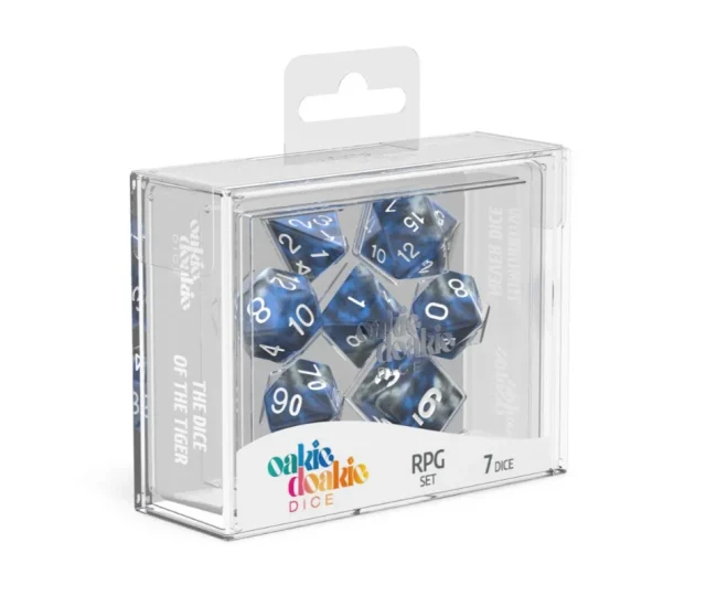 Oakie Doakie Dice RPG Set Gemidice – Liquid Steel (7) Vásárold meg a Cardverse webshopban