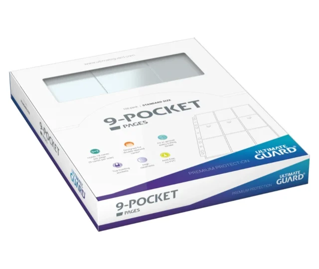 Ultimate Guard 9-Pocket Pages Top-Loading (100) – Transparent Vásárold meg a Cardverse webshopban