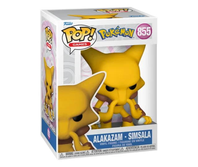 Pokemon POP! Games Vinyl Figure Alakazam (EMEA) 9 cm Vásárold meg a Cardverse webshopban