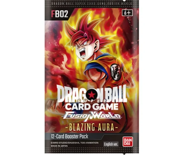 DBS Fusion World Blazing Aura (FB02) Booster Vásárold meg a Cardverse webshopban