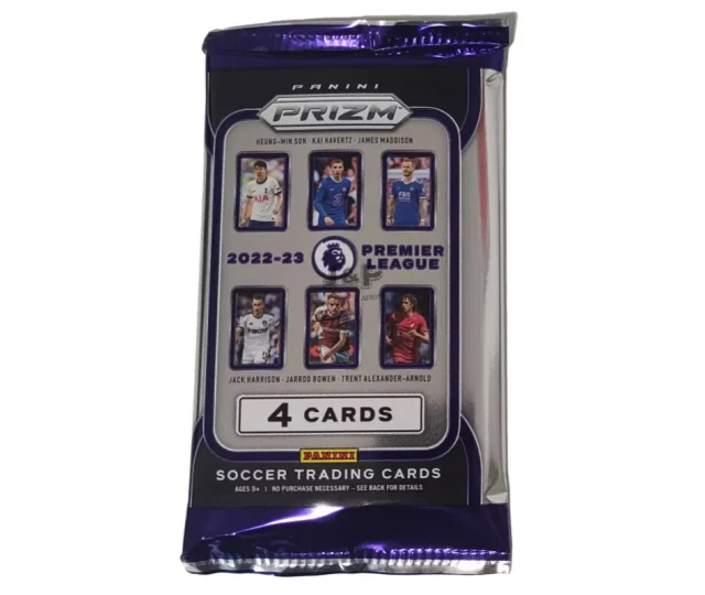 2022-23 Panini Prizm English Premier League Soccer Retail Csomag Vásárold meg a Cardverse webshopban