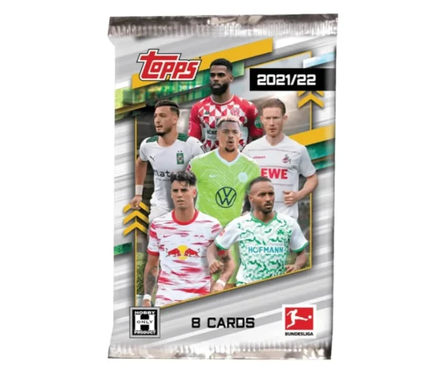 2021-22 Topps Bundesliga Soccer Hobby Csomag Vásárold meg a Cardverse webshopban