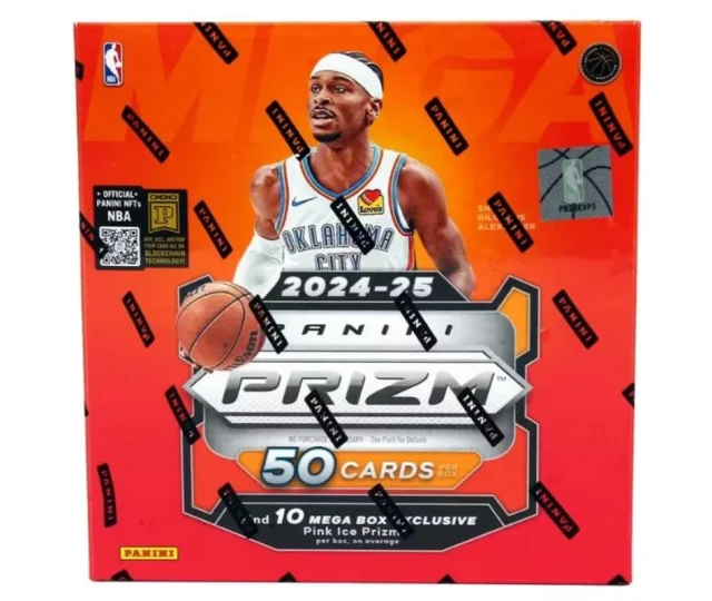 2024-25 Panini Prizm Basketball Mega Box (Pink Ice Prizms!) Vásárold meg a Cardverse webshopban