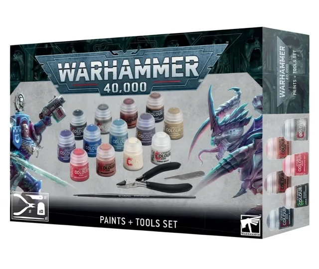 Warhammer 40.000: Paints + Tools Set Vásárold meg a Cardverse webshopban