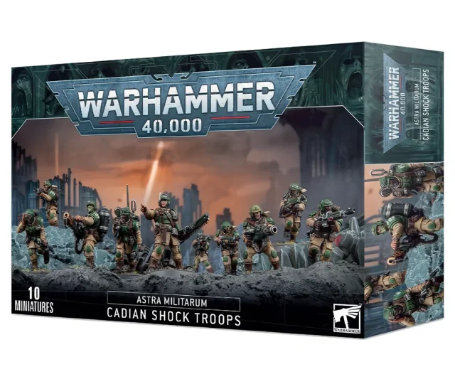 Astra Militarum: Cadian Shock Troops Vásárold meg a Cardverse webshopban