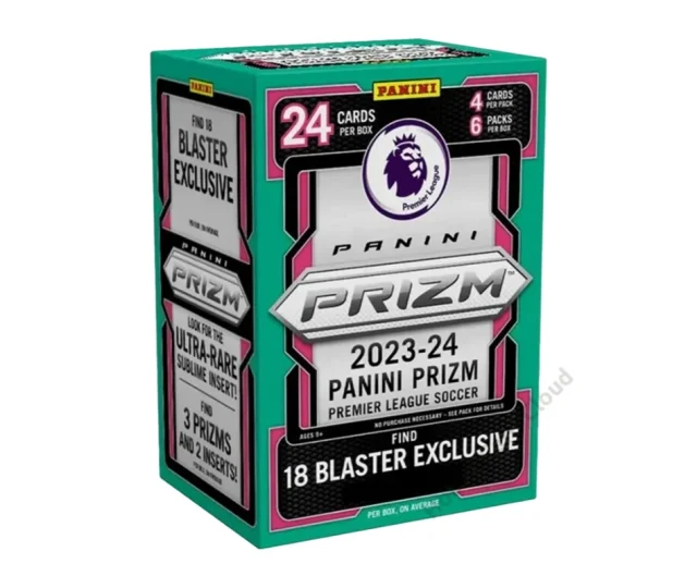 2023-24 Panini Prizm Premier League EPL Soccer 6-Pack Hobby Blaster Doboz Vásárold meg a Cardverse webshopban