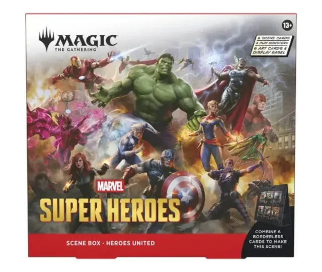Magic: The Gathering – Marvel Super Heroes – Scene Box – Heroes United Vásárold meg a Cardverse webshopban