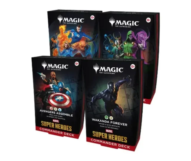 Magic: The Gathering – Marvel Super Heroes – Commander Deck Set (4db) Vásárold meg a Cardverse webshopban