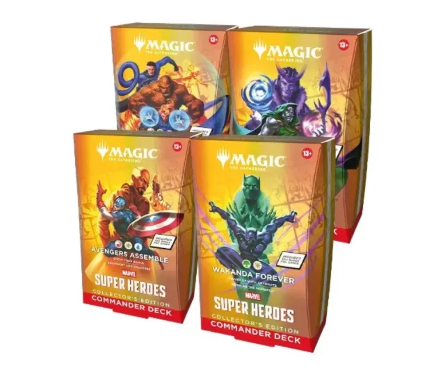 Magic: The Gathering – Marvel Super Heroes – Collector Commander Deck Set (4db) Vásárold meg a Cardverse webshopban