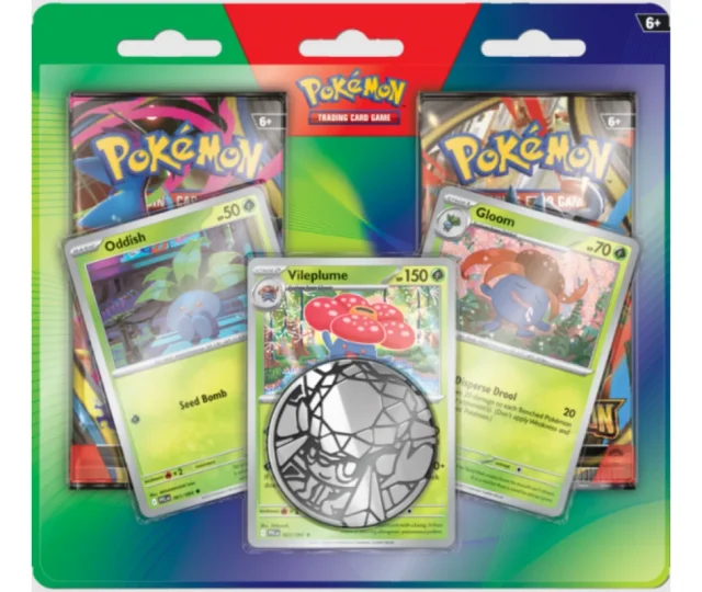 Pokemon TCG: Mega Evolution – Enhanced 2-Pack Blister – Oddish – Vileplume – Gloom Vásárold meg a Cardverse webshopban