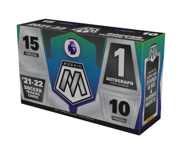 2021-22 Panini Mosaic Premier League Soccer Hobby Box Vásárold meg a Cardverse webshopban