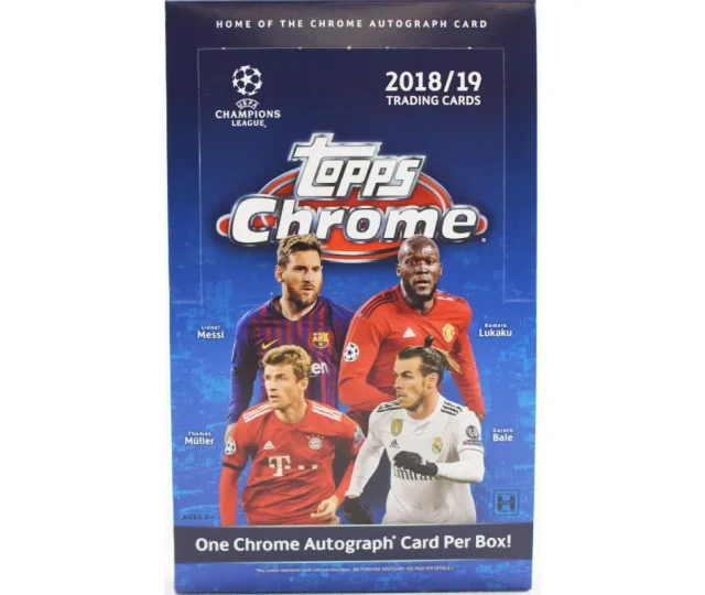 2018/19 Topps Chrome UEFA Champions League Soccer Hobby Box Vásárold meg a Cardverse webshopban