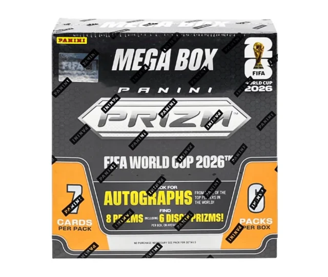 2026 Panini Prizm FIFA World Cup Soccer Mega Box Vásárold meg a Cardverse webshopban