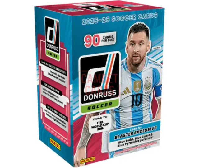 2025-26 Panini Donruss Road to FIFA World Cup Blaster Box Vásárold meg a Cardverse webshopban