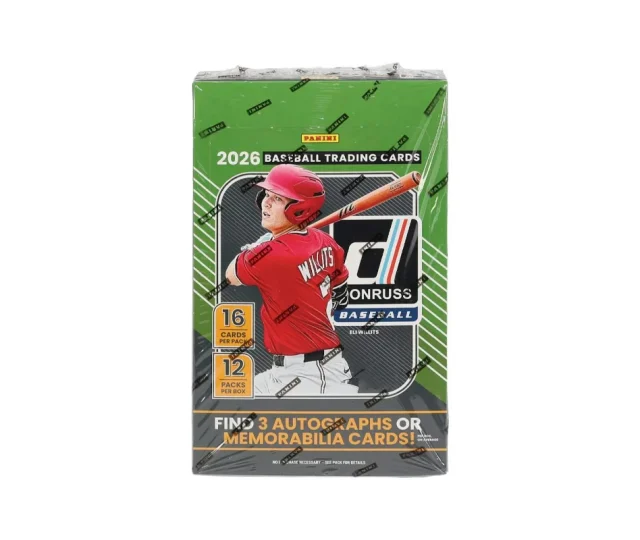 2026 Panini Donruss Baseball Hobby Box Vásárold meg a Cardverse webshopban
