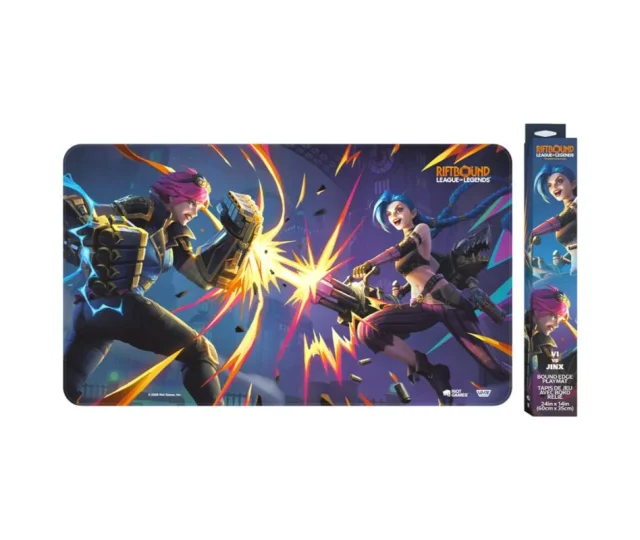 Riftbound TCG – Vendetta Playmat – Vi vs Jinx Vásárold meg a Cardverse webshopban