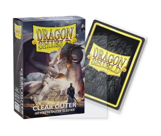 Dragon Shield Standard (100 db) – Outer Sleeves – Matte Clear Vásárold meg a Cardverse webshopban