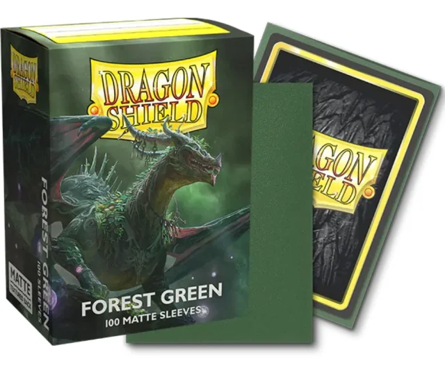 Dragon Shield – Standard Sleeves Matte (100 Sleeves) Forest Green Vásárold meg a Cardverse webshopban