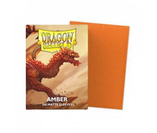 Dragon Shield – Standard Sleeves Matte (100 Sleeves) Amber Vásárold meg a Cardverse webshopban